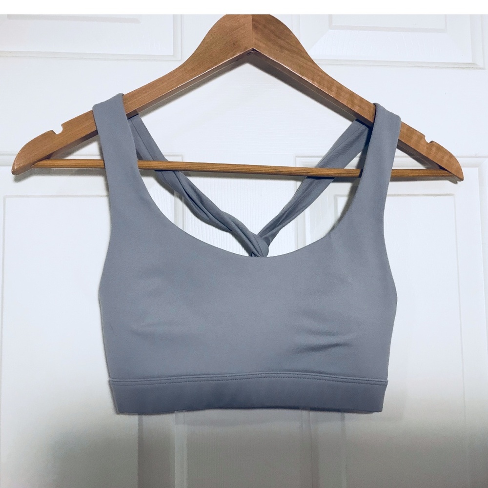 Gray Crossback Sports Bra | Small | NWOT